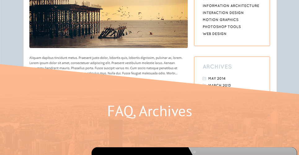 веб-дизайн адаптивная тема wordpress