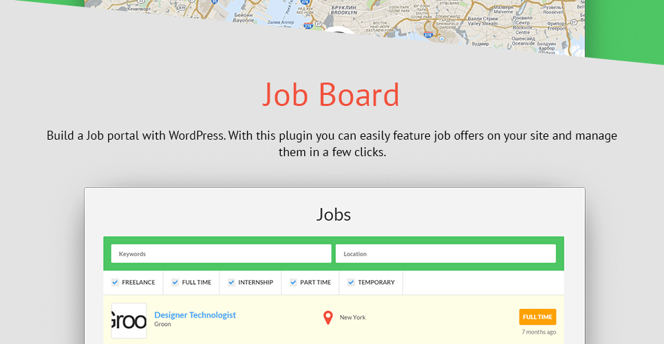 адаптивная тема wordpress job portal