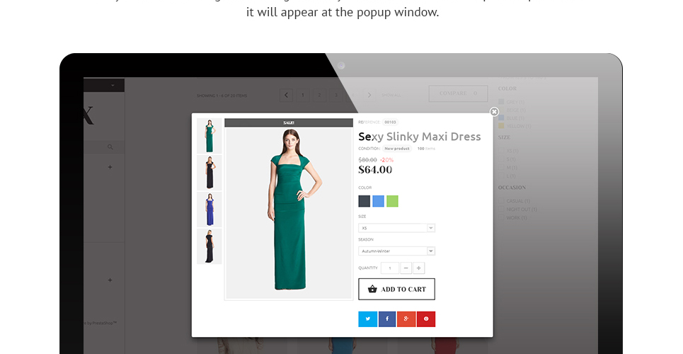 qx prestashop тема