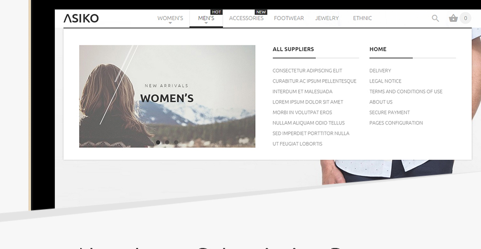 тема asiko prestashop