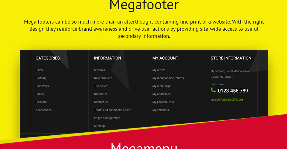 тема велосипедного магазина prestashop