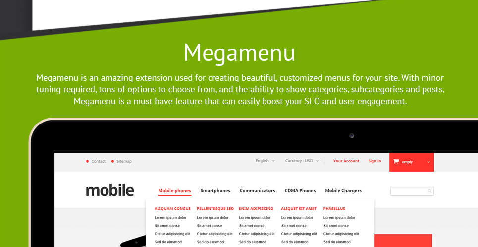 тема магазина мобильных телефонов prestashop