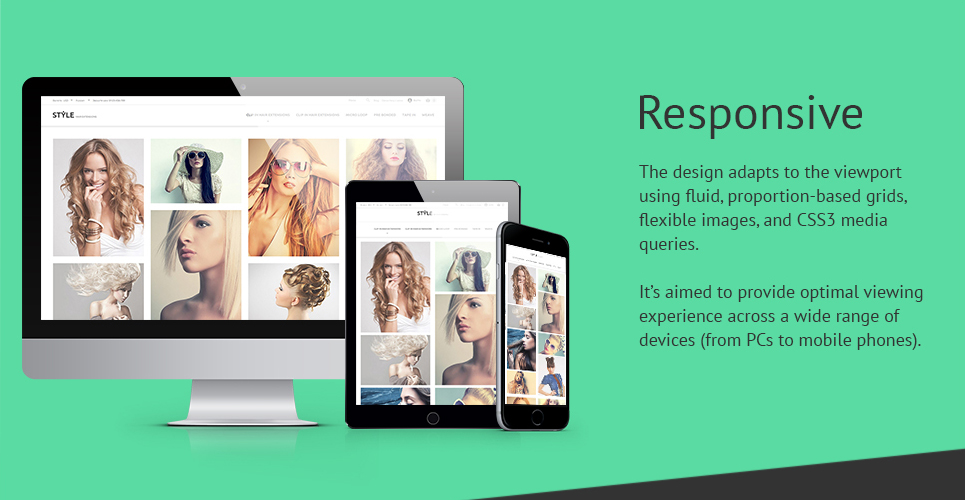 прическа prestashop тема