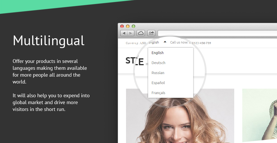 прическа prestashop тема