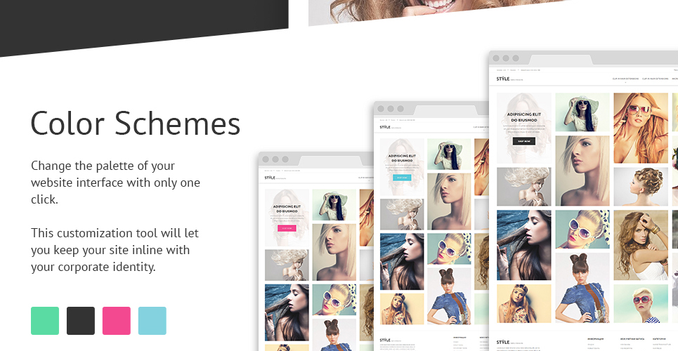 прическа prestashop тема