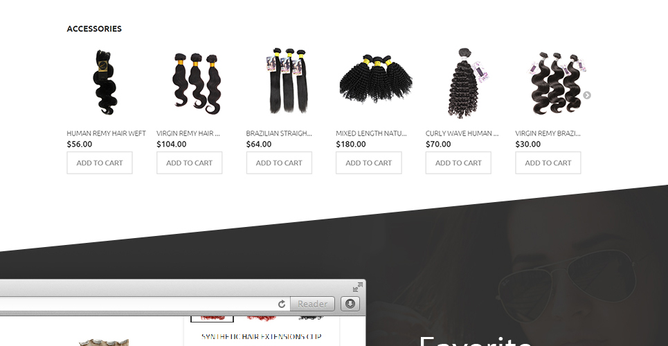 прическа prestashop тема