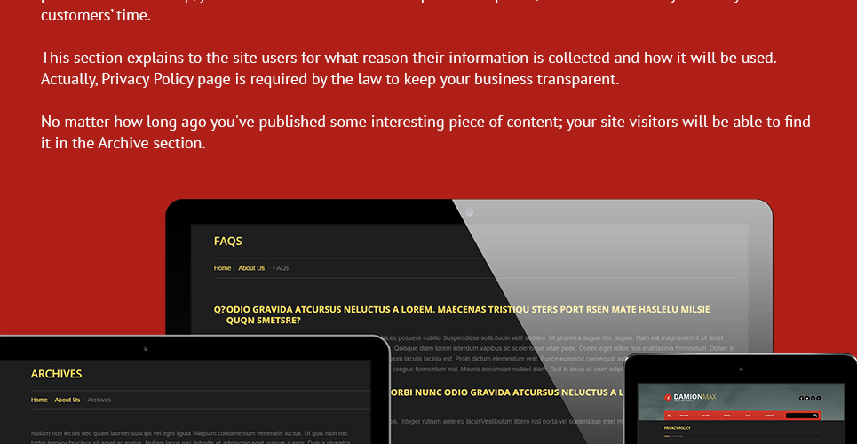 промышленная отзывчивая тема wordpress