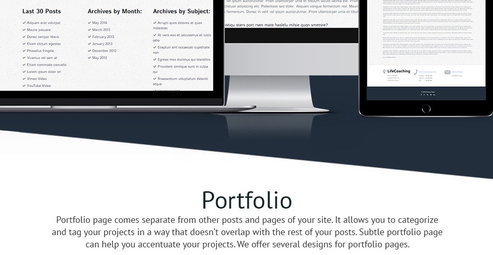 life coach отзывчивая тема wordpress