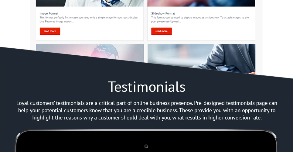 инвестиционная компания отзывчивая тема wordpress