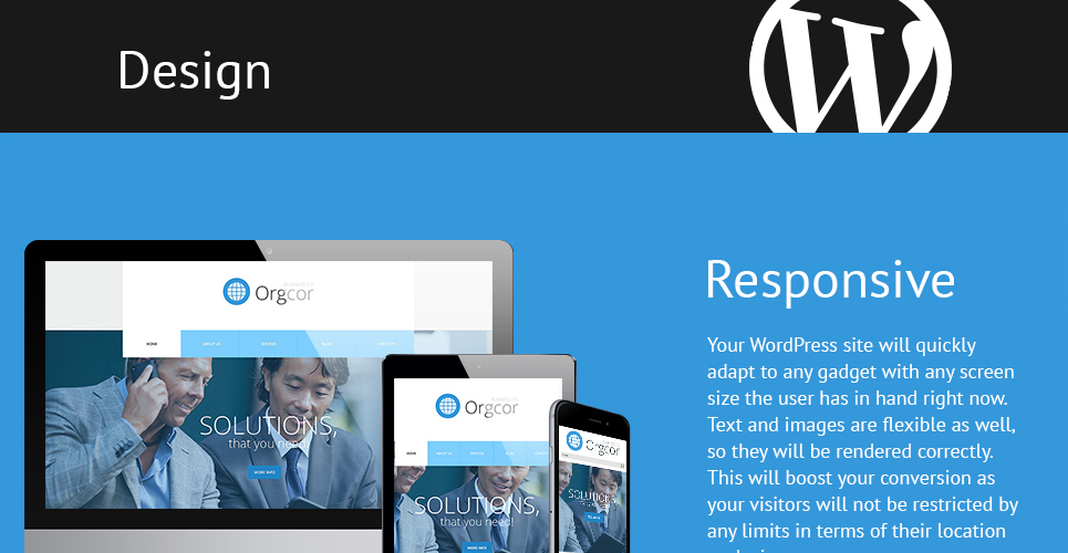 продвижение бизнеса wordpress тема