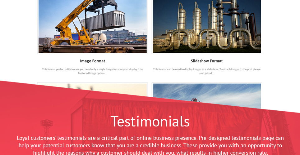тема wordpress промышленного агентства