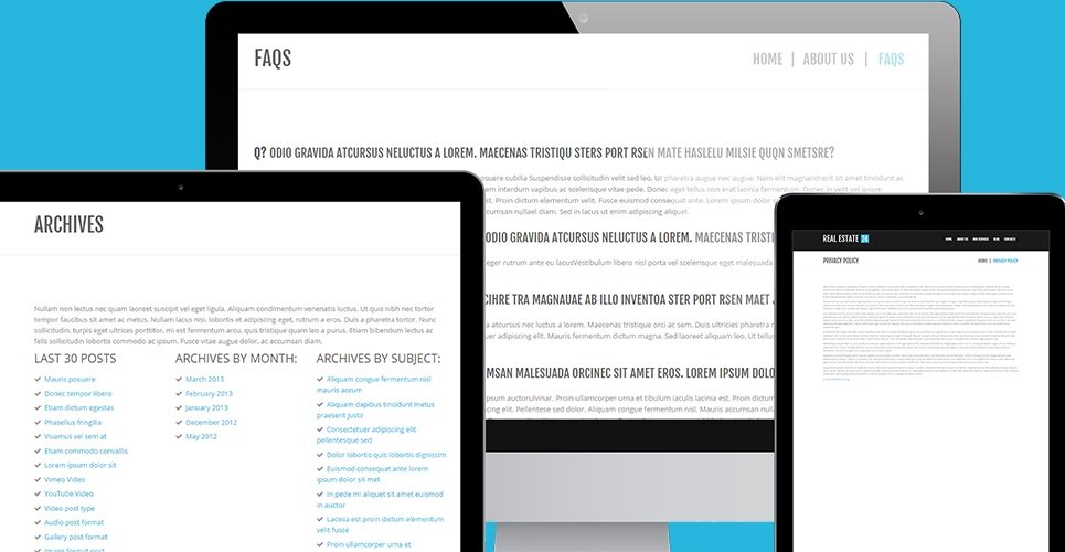 риэлторские услуги wordpress тема