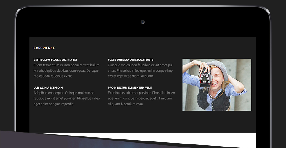 фотограф портфолио шаблон сайта