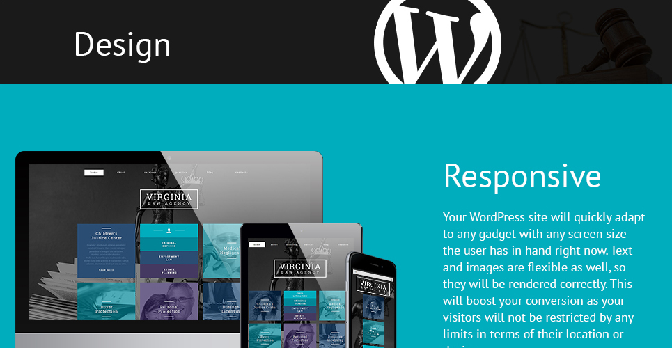 юридическая фирма отзывчивая тема wordpress