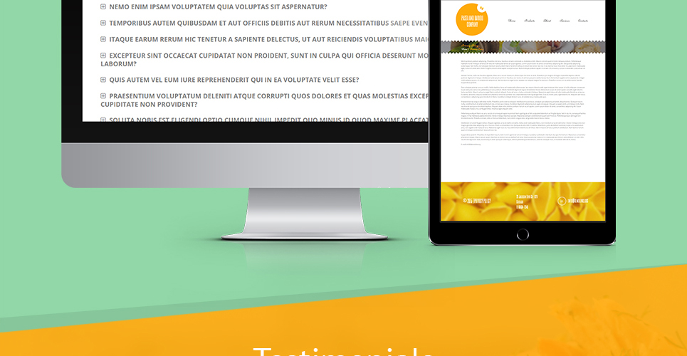 паста и равиоли компания wordpress тема